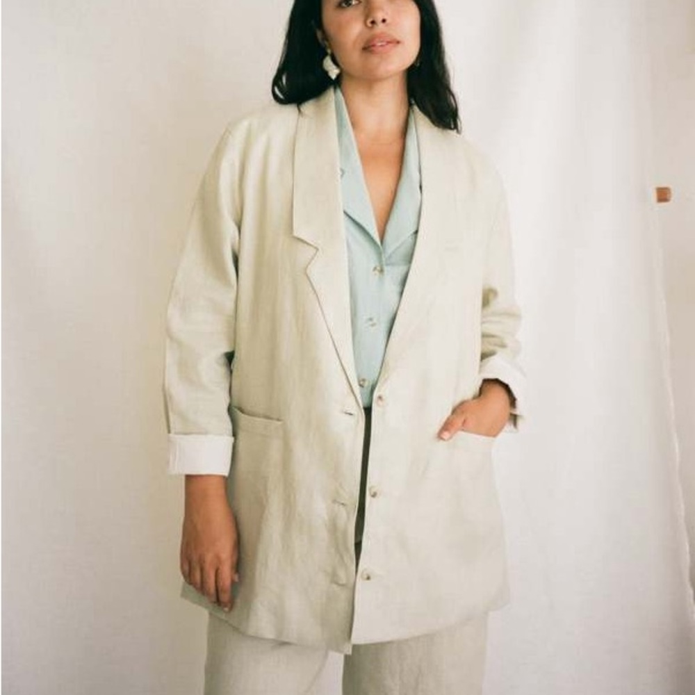 Selva Negra sz 6 Flo Jacket Blazer 100% Linen Jacket